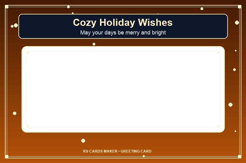 Cozy Holiday Wishes