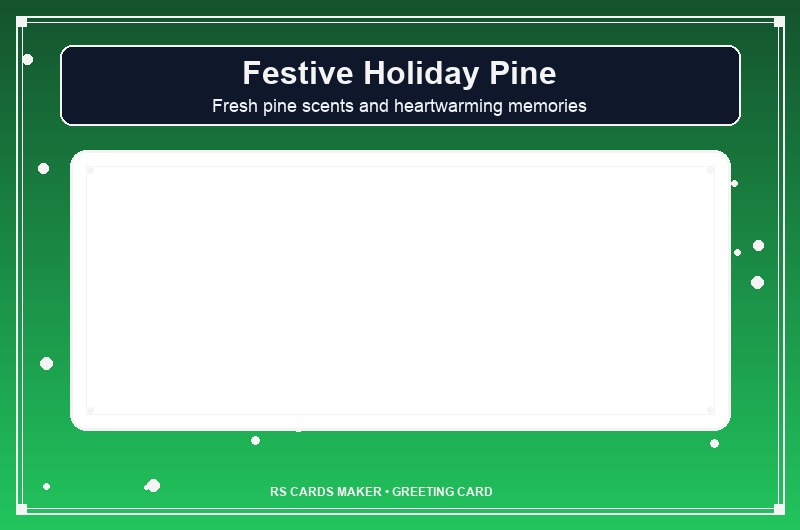 Festive Holiday Pine
